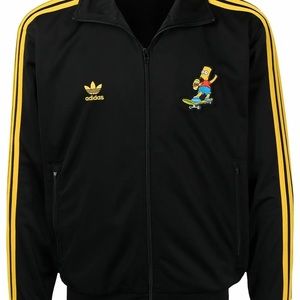 adidas Originals The Simpsons Firebird Track Top Limited Black Jacket Men XL